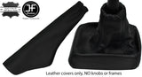 BLACK STITCH LEATHER GEAR HANDBRAKE FITS VAUXHALL OPEL ASTRA MK2 KADETT E 84-91