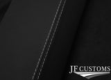 GREY STITCH 3X DASH TRIM LEATHER SKIN COVERS FITS LAND ROVER DEFENDER 07-14