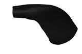 BLACK LEATHER FITS MAZDA MX5 MK1 1990-2005 HANDBRAKE GAITER BLACK STITCHING