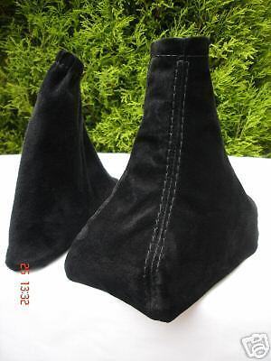 FITS FORD FOCUS RS 98-04 MK1 MK2 BLACK PU SUEDE GAITERS SET CUSTOM NEW