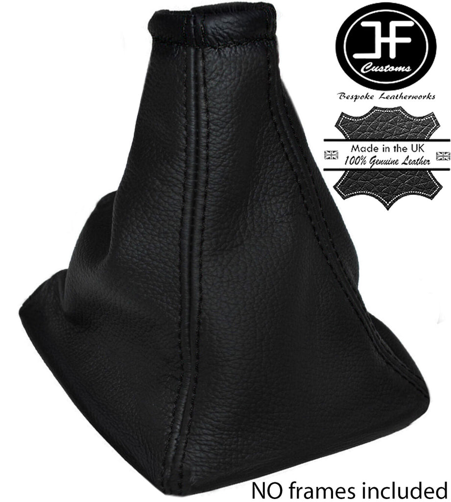 BLACK STITCH MANUAL REAL LEATHER GEAR STICK GAITER FITS FORD C MAX 2003-2007
