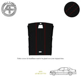 LUXE SUEDE HEADLINER COVER FITS MERCEDES C-CLASS W202 4-DOOR SEDAN 1992-2000