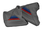 FITS BMW E30 E32 E34 E36 E46 Z3 E39 TRI STRIPES LEATHER MID GREY CUSTOM NEW