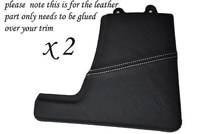 WHITE STITCH FITS PORSCHE 997 CARRERA 987 BOXSTER 2XSIDES CENTRE CONSOLE COVERS