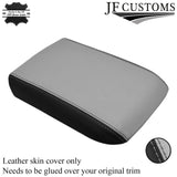 FITS FORD MUSTANG 05-09 LEATHER ARMREST COVER black  grey CUSTOM NEW MADE IN UK