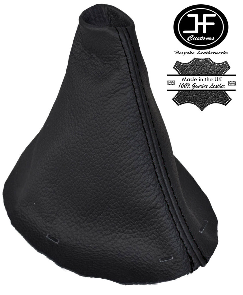 BLACK STITCHING LEATHER GEAR GAITER FITS KIA CEED CEE'D FL 2010-2014 CUSTOM NEW