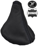 BLACK STITCHING LEATHER GEAR GAITER FITS KIA CEED CEE'D FL 2010-2014 CUSTOM NEW