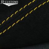 YELLOW STITCH SUEDE GEAR GAITER FITS VAUXHALL OPEL VX220 SPEEDSTER 00-07