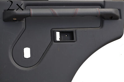 red stitch FITS LAND ROVER DISCOVERY 200 300 89-95 2X REAR DOOR HANDLE COVERS
