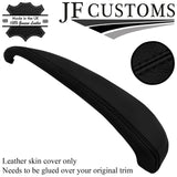 BLACK STITCH LEATHER SPEEDO SURROUND HOOD COVER FOR RANGE ROVER SPORT L494 13-21