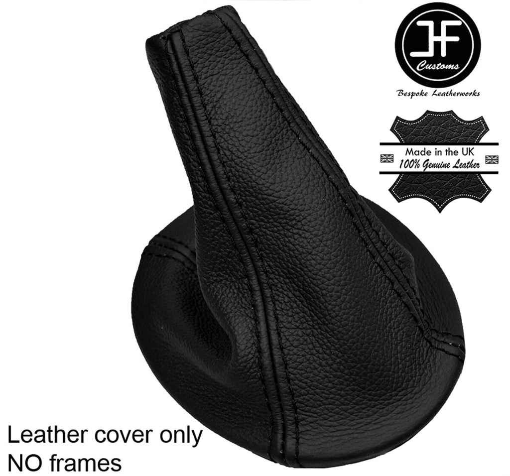 BLACK TOP GRAIN REAL LEATHER MANUAL GEAR GAITER FITS KIA PICANTO ZAPP 2004-2010