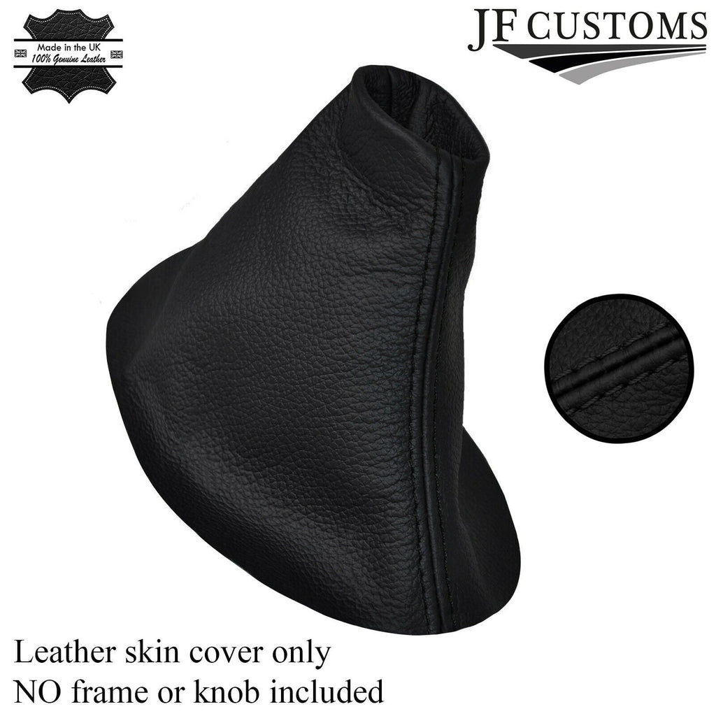 BLACK STITCHING MANUAL LEATHER GEAR GAITER FOR CITROEN DISPATCH 2007-2014