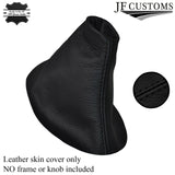 BLACK STITCHING MANUAL LEATHER GEAR GAITER FOR CITROEN DISPATCH 2007-2014
