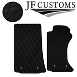 BLACK DIAMOND VINYL 2X TAILORED FLOOR CARPETS FOR MAZDA MX5 MK3 06-14 JF1