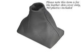 GREY STITCH GREY LEATHER AUTOMATIC GEAR GAITER FITS MERCEDES SL R230 2001-2011