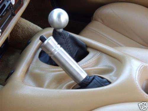 FITS TVR CHIMERA BLACK LEATHER GEAR AND HANDBRAKE GAITER CUSTOM NEW MADE IN UK