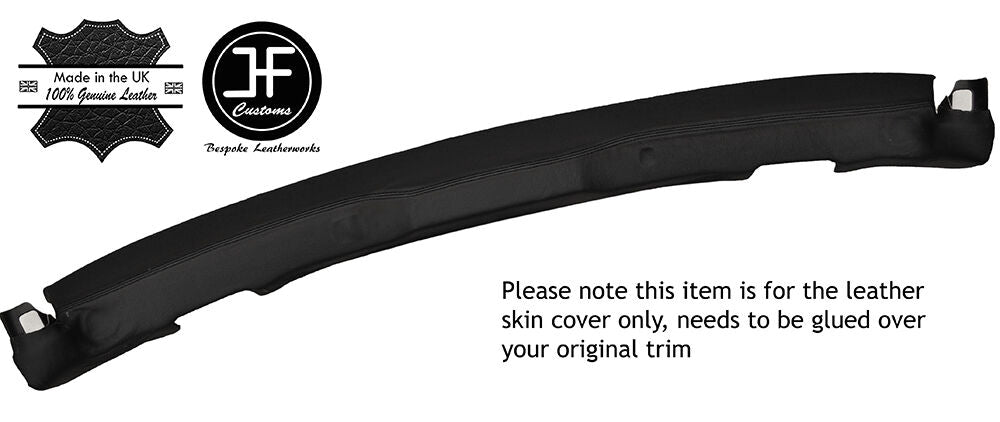 BLACK STITCH FRONT TOP HEADLINER PANEL LEATHER COVER FITS CORVETTE C6 2005-2013