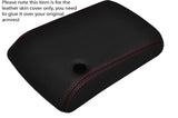 RED STITCHING ARMREST LID LEATHER SKIN COVER FITS JEEP WRANGLER TJ 1997-2002