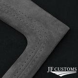 GREY SUEDE COVERED MANUAL SHIFT SURROUND TRIM + FRAME FOR FORD MUSTANG 87-93