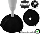 BLACK STITCH SUEDE GEAR SELECTOR TRIM COVER FOR HONDA CIVIC & TYPE S MK8 06-11