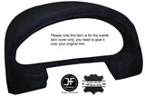 PURPLE STITCH SPEEDO GAUGE HOOD SUEDE COVER FITS MAZDA MX5 MK1 MIATA 1989-1997