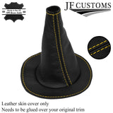 FITS FORD ESCORT MK1 MK2 YELLOW STITCH LEATHER GEAR GAITER RUBBER REPLACEMENT