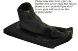 YELLOW STITCH FITS PEUGEOT RCZ 2010+ LEATHER HANDBRAKE GAITER ONLY CUSTOM NEW