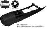 BLACK STITCH FULL CENTRE CONSOLE&DIAMOND ARMREST LEATHER COVER FOR CAMARO 10-15