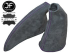 PURPLE STITCH FOR HONDA CIVIC EP3 TYPE R 01-05 GEAR+HANDBRAKE GRAPHITE PU SUEDE