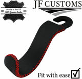 RED STITCH LEATHER PLASTIC CAR SEAT HEADREST HOOK HANGER FOR AUDI Q2 16-22