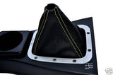 FITS MAZDA MX5 MK1 89-97 YELLOW ST LEATHER GAITER SHIFT BOOT CUSTOM NEW