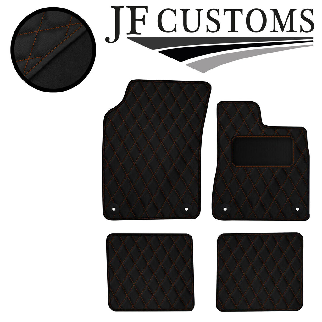 TAN DIAMOND VINYL 4X TAILORED FLOOR CARPET FOR CHRYSLER YPSILON MK3 11-21 JF1