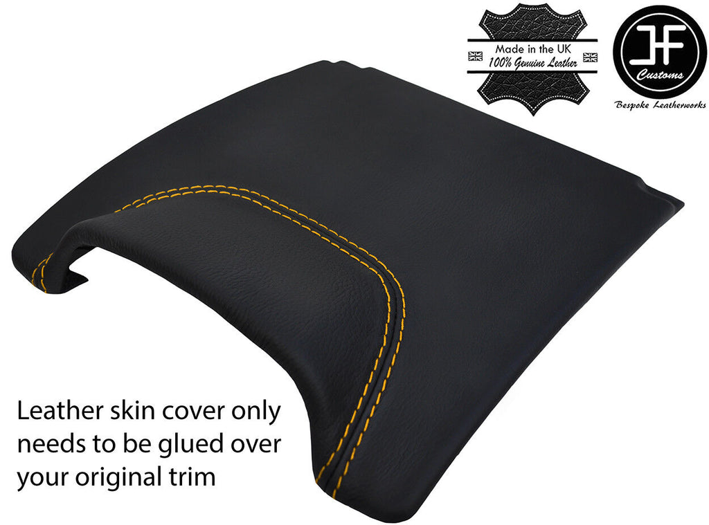 YELLOW STITCH LOWER DASH STEERING TRIM LTHR COVER FOR MAZDA MX5 MK2 MIATA 98-05