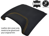 YELLOW STITCH LOWER DASH STEERING TRIM LTHR COVER FOR MAZDA MX5 MK2 MIATA 98-05