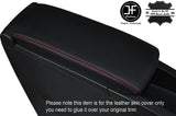 RED STITCH ARMREST LID LEATHER COVER FITS RENAULT SCENIC GRAND SCENIC 09-15
