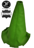 GREEN LEATHER MANUAL GEAR GAITER FITS PEUGEOT 107 CITROEN C1 TOYOTA AYGO 09-14