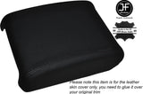 BLACK STITCHING LEATHER ARMREST LID COVER FITS JAGUAR XF 2008-2014 CUSTOM NEW