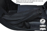 BLACK STITCHING LEATHER HANDBRAKE GAITER FITS TOYOTA LANDCRUISER 120 2002-2008