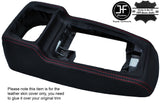 RED STITCH CENTRE CONSOLE LEATHER SKIN COVER FITS VW GOLF 2 MK2 JETTA 83-92