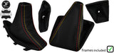 GERMAN STITCH & BLACK STITCH LEATHER GAITER SET+PLASTIC FRAME FOR BMW X3 E83