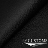 BLACK STITCHING MANUAL CENTRE CONSOLE TRIM LEATHER COVER FITS JAGUAR E TYPE V12