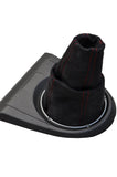RED STITCH FITS HONDA CIVIC TYPE R MK8 2006-2012 GEAR GAITOR BLACK SUEDE