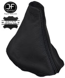 BLACK STITCH MANUAL LEATHER GEAR GAITER FITS RENAULT CAPTUR 2013-2016 CUSTOM NEW
