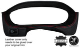 RED  STITCHING SPEEDO SURROUND LEATHER COVER FITS S14 200SX 1994-1999 CUSTOM NEW