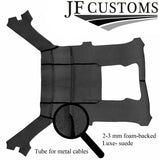 RED STITCH SUN ROOF ROOF HEADLINING L GREY LUXE SUEDE COVER FOR BMW E30 COUPE