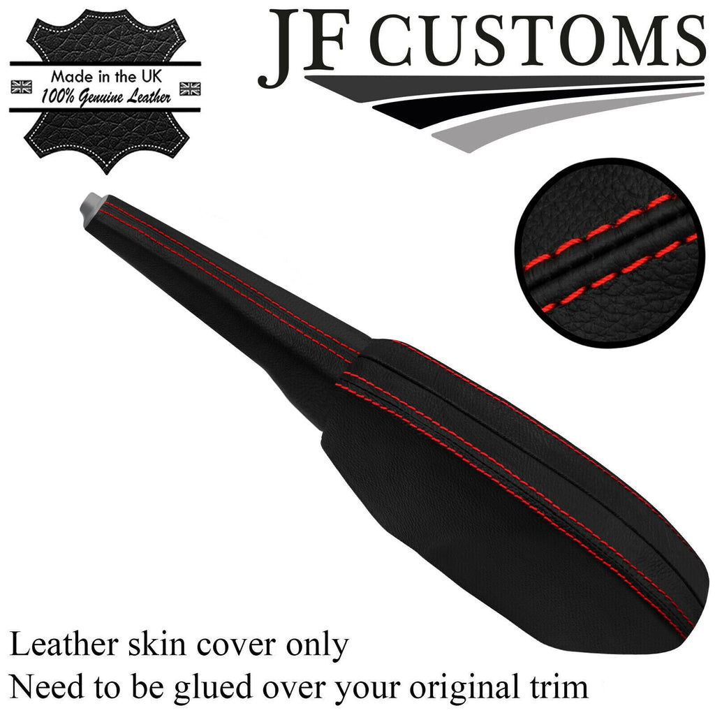 RED STITCH HANDBRAKE+HOUSING TRIM COVER FOR FORD TRANSIT CUSTOM LIMITED 18-21