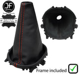 RED STITCH LEATHER MANUAL GEAR+PLASTIC FRAME FOR LAND ROVER FREELANDER 03-05