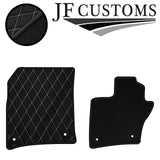 WHITE DIAMOND VINYL 4X TAILORED FLOOR CARPET FOR PORSCHE CAYENNE 10-18 JF1