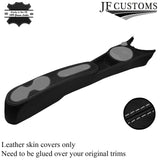 LIGHT GREY STITCH LEATHER CENTER CONSOLE TUNNEL COVER FOR FIAT 500 SPORT 16-21