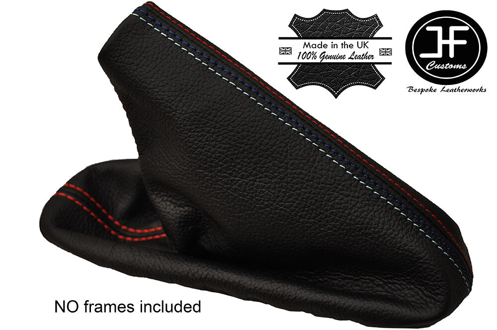 RED & TRI STITCHING LEATHER HANDBRAKE GAITER FITS BMW E36 E46 91-05 CUSTOM NEW